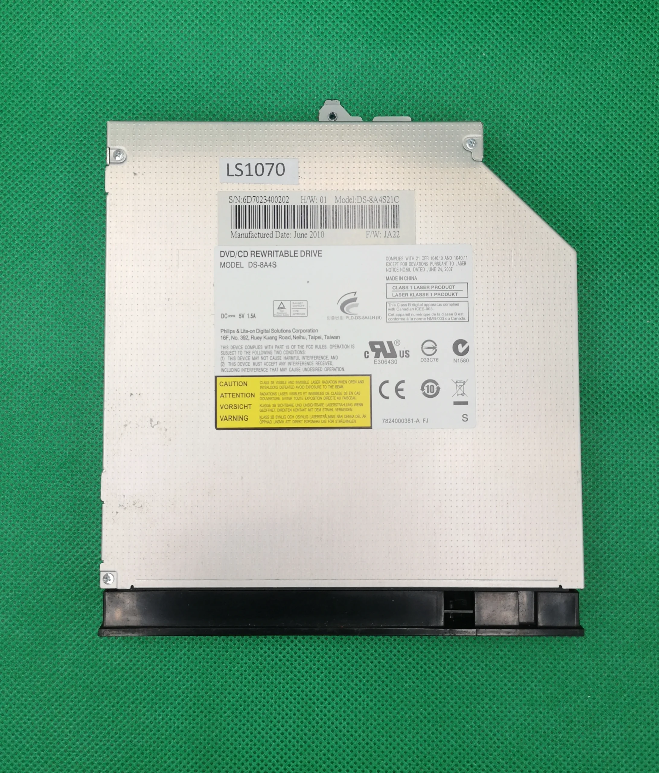 Asus X72D DVD-RW unitate optica DS-8A4S SWAP