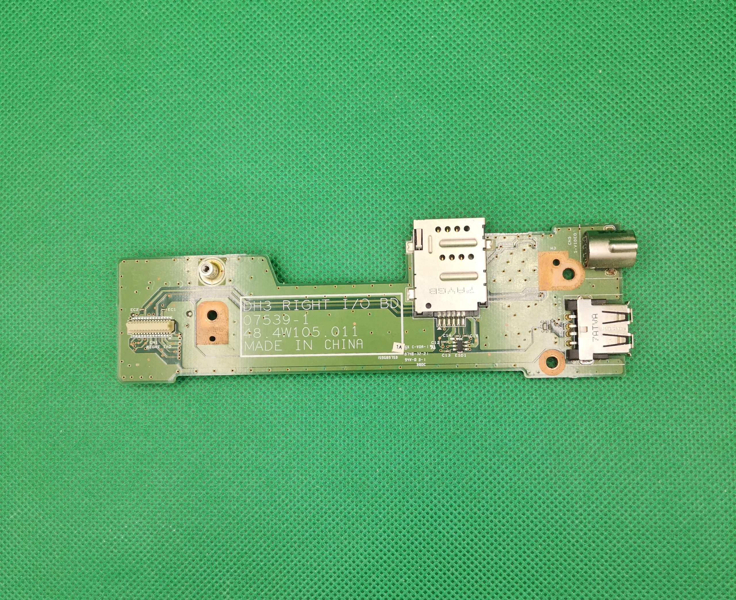 Dell XPS PP28L Modul Placa Port USB 07539-1 48.4W105.011 SWAP - imagine 2