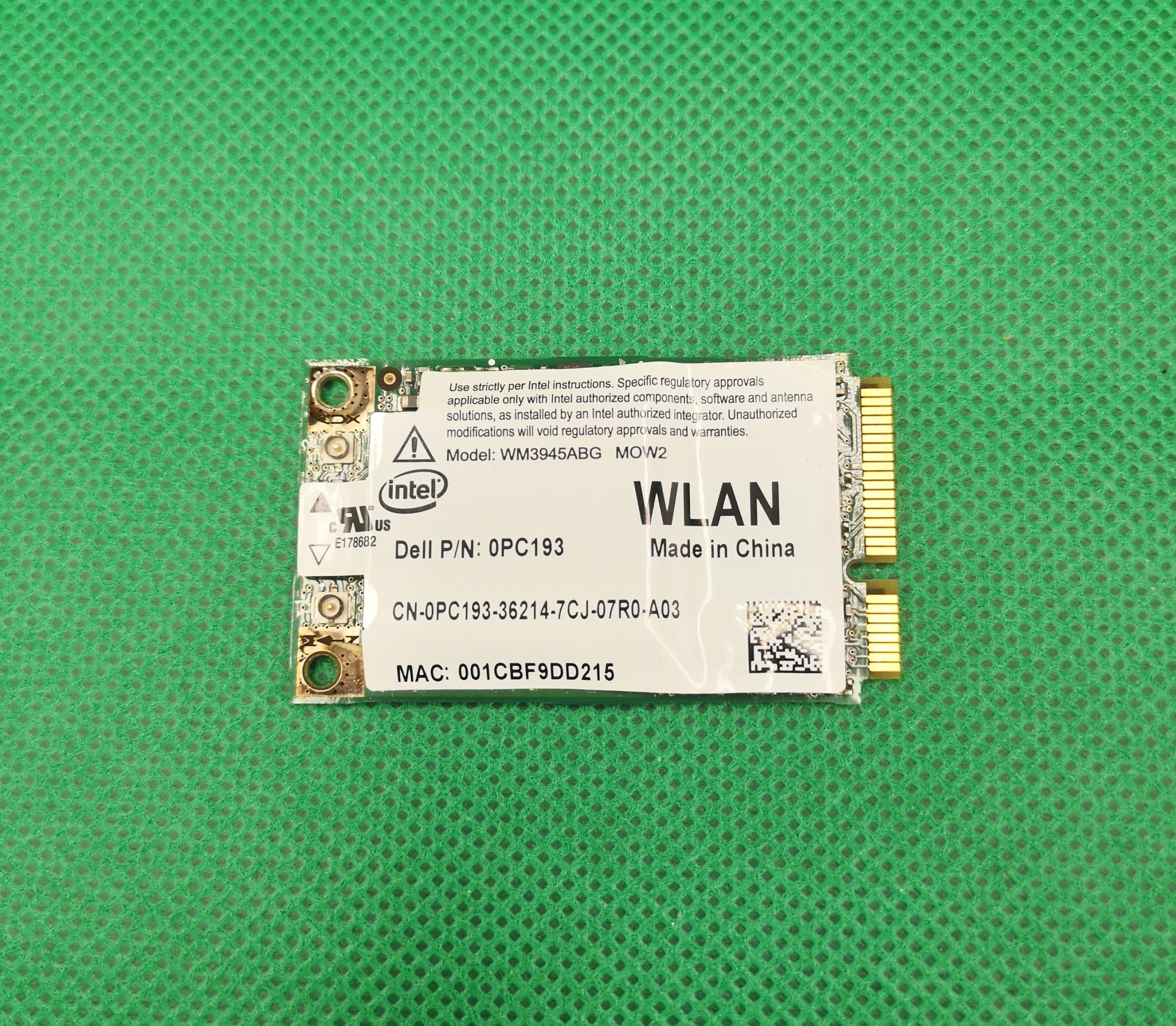 Dell XPS PP28L Placa WiFi Mini PCI 0PC193 SWAP