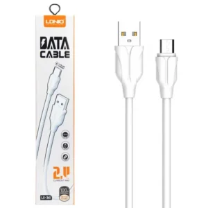 Cablu LDNIO 1M Alb LS611 USB-A la Type-C