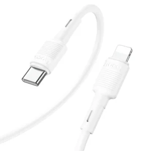 Cablu Hoco 1M PD20W Alb X83 USB-C la Lightning