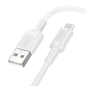 Cablu Borofone 1M Alb BX111 USB-A la Micro-USB