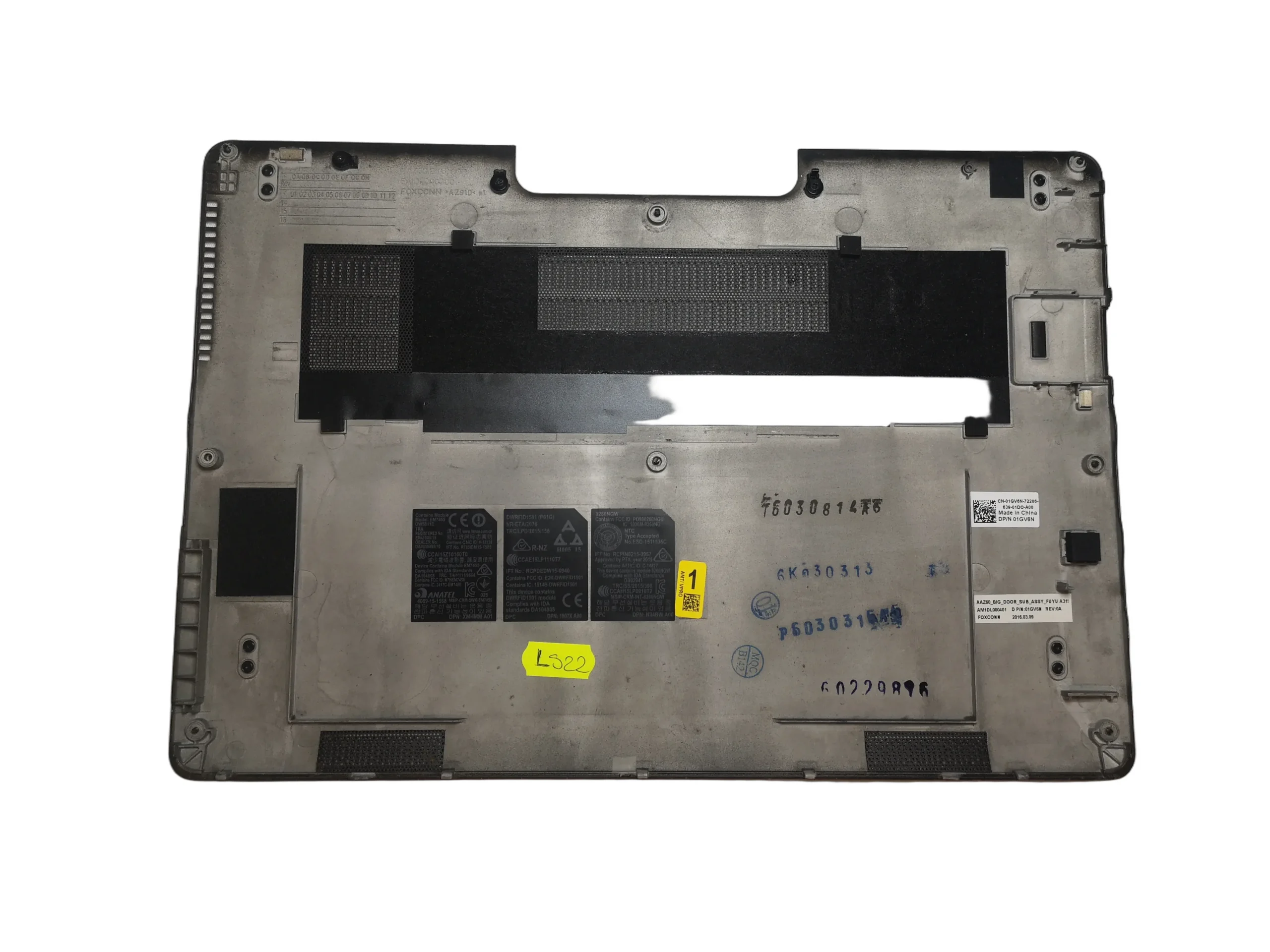 Dell Latitude E7470 Capac Inferior Carcasa Baza 01GV6N - imagine 2