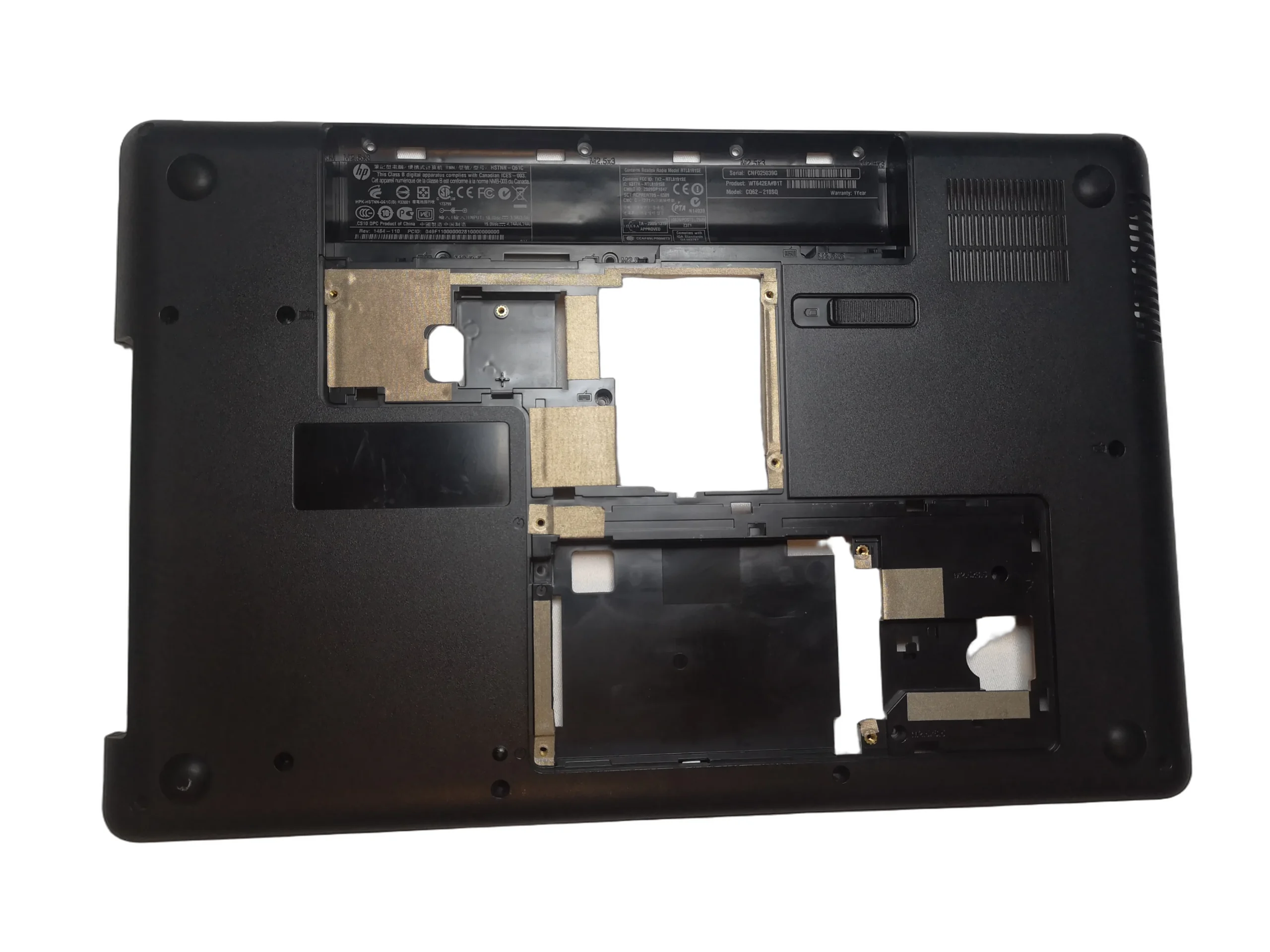 HP G62 Compaq Presario Capac Inferior Baza - imagine 2