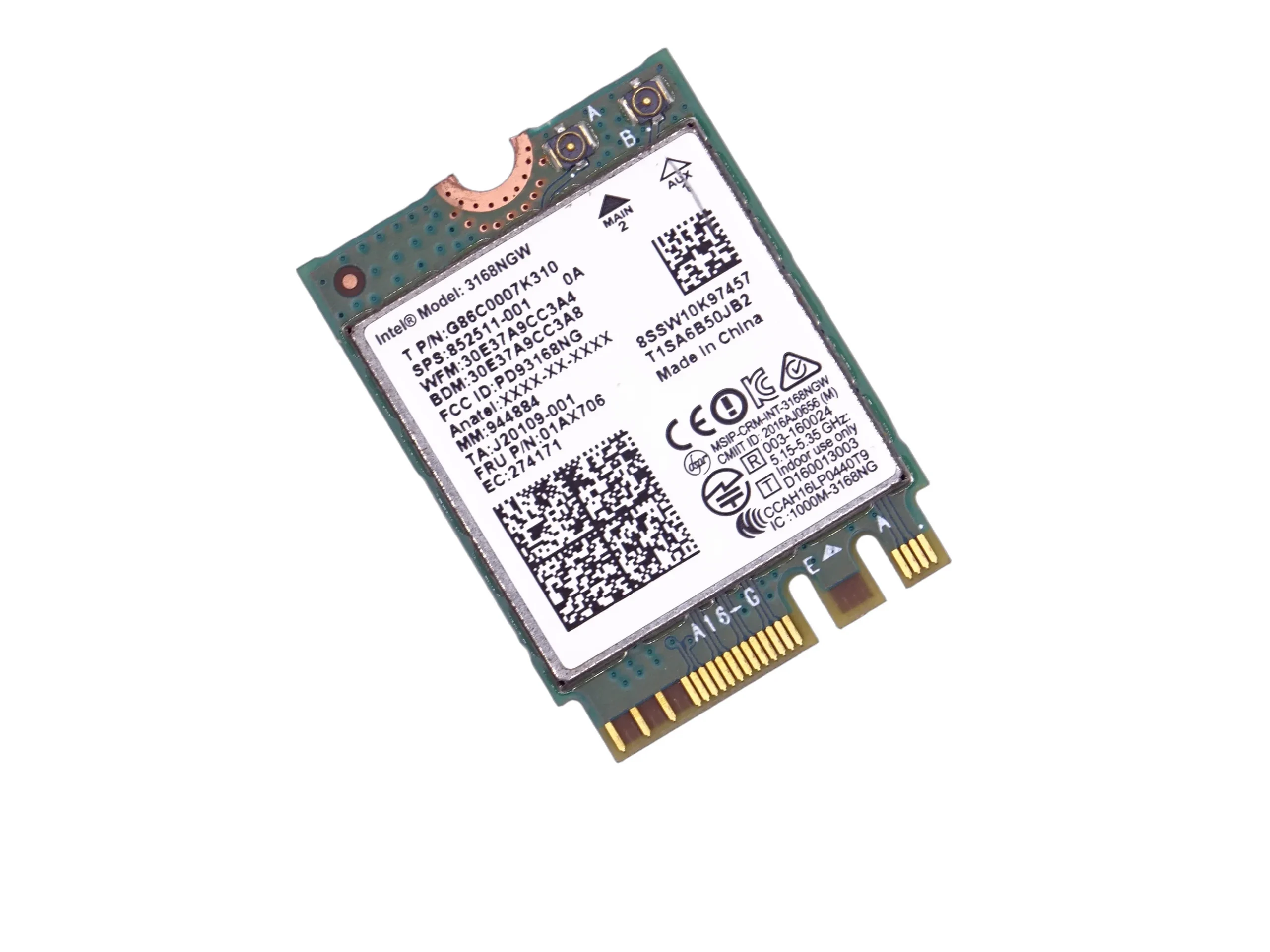 HP Pavilion 15-AU181NA Modul wi-fi 15-AU 15-AW 15-AL SWAP - imagine 2