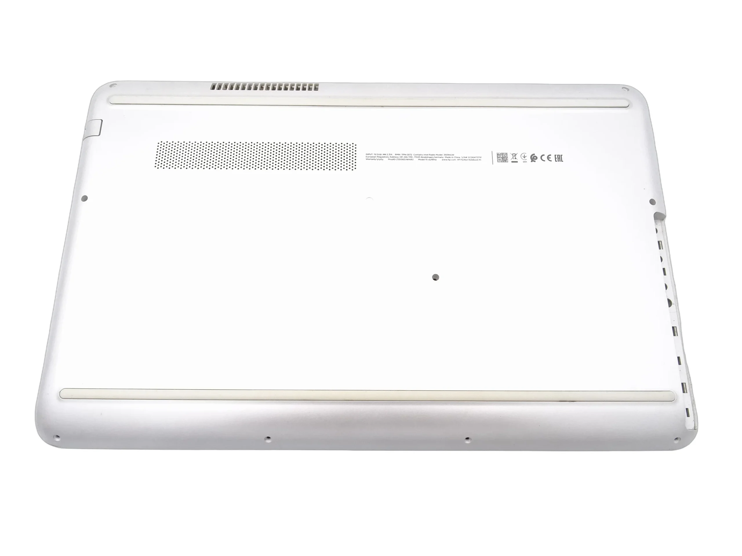 HP Pavilion 15-AU181NA Capac spate bottom Alb 15-AU 15-AW 15-AL SWAP - imagine 2
