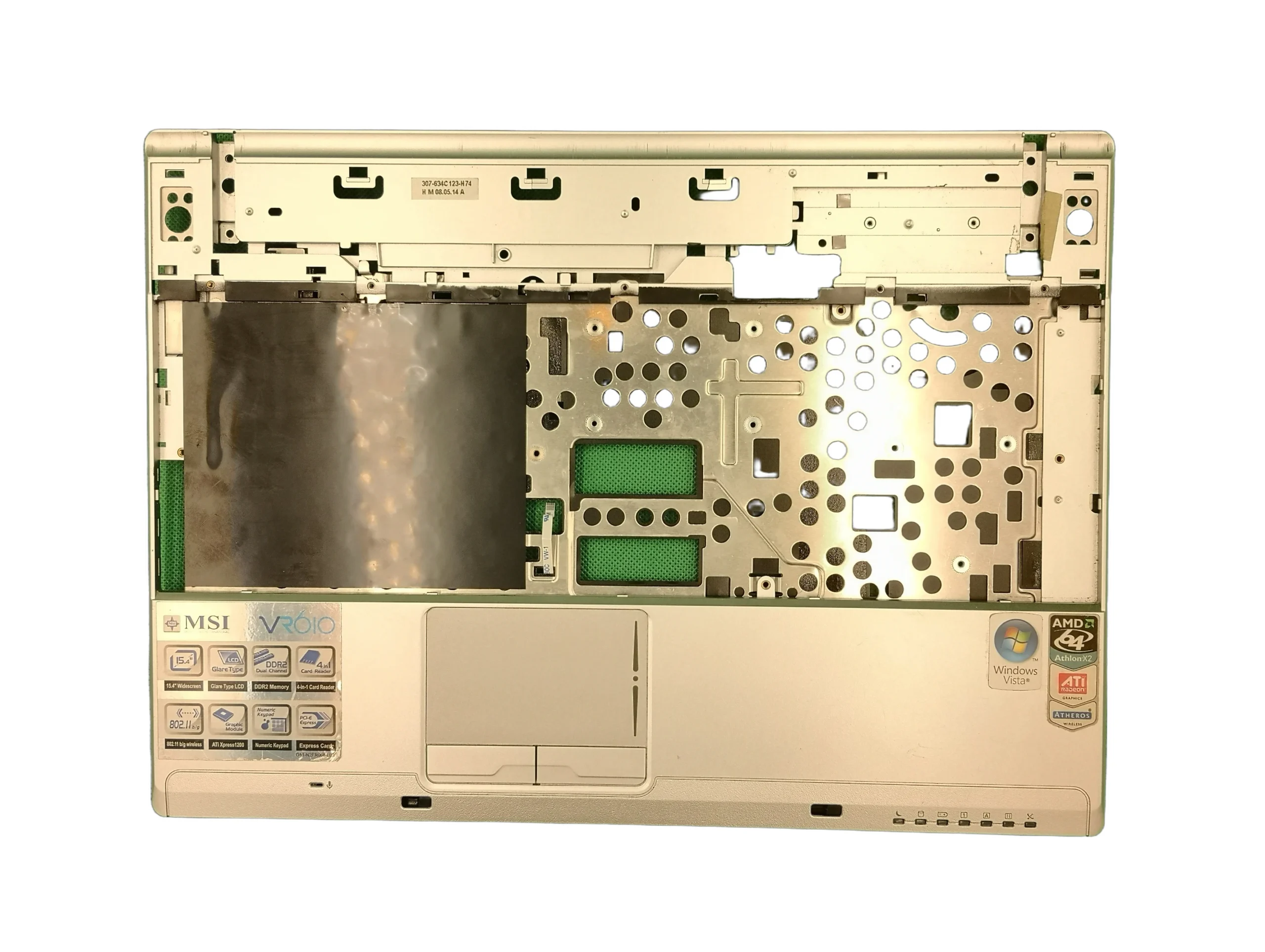 MSI VR610 Palmrest + Touchpad SWAP