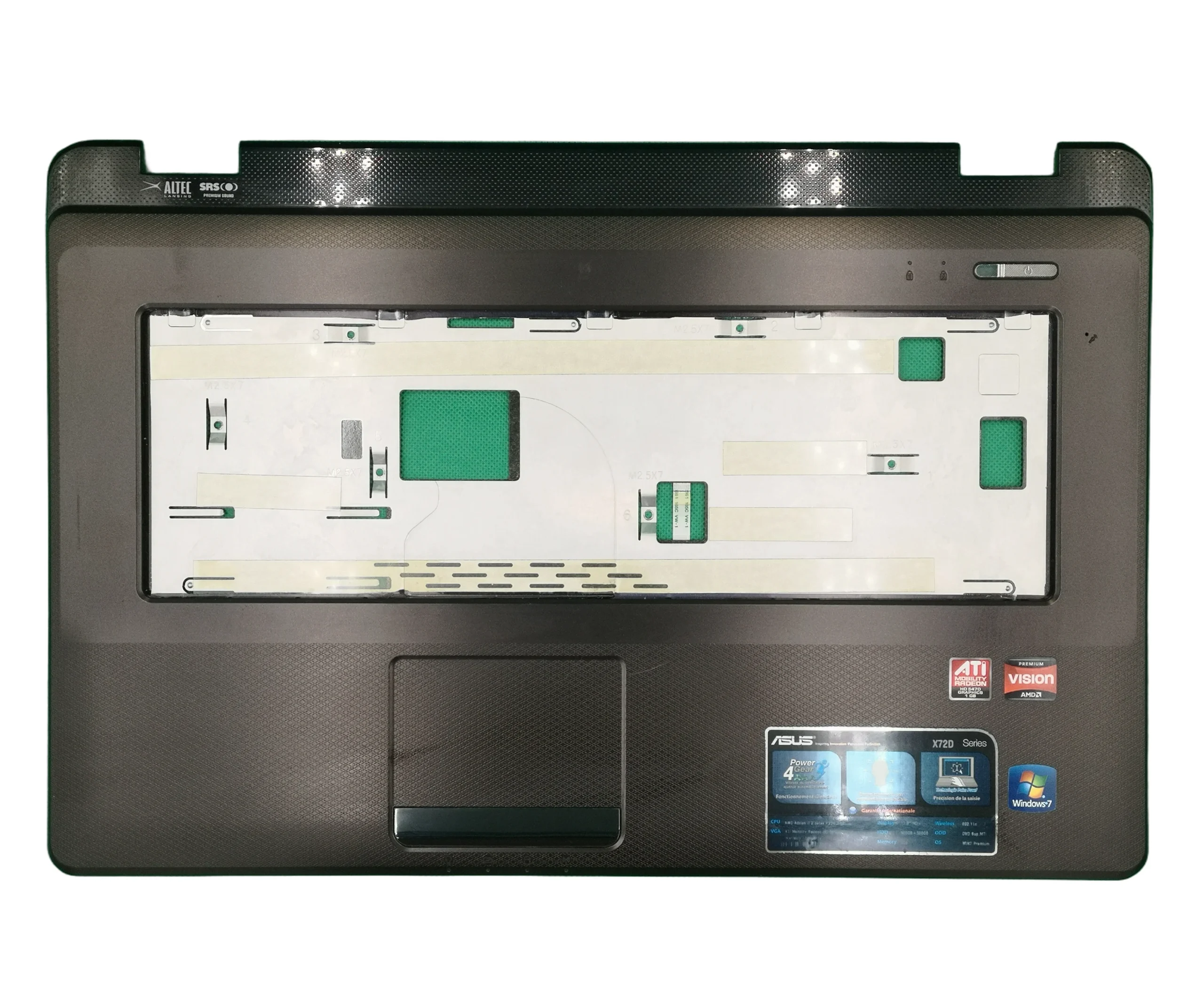 Asus X72D Palmrest + Touchpad X72DR K72DR SWAP
