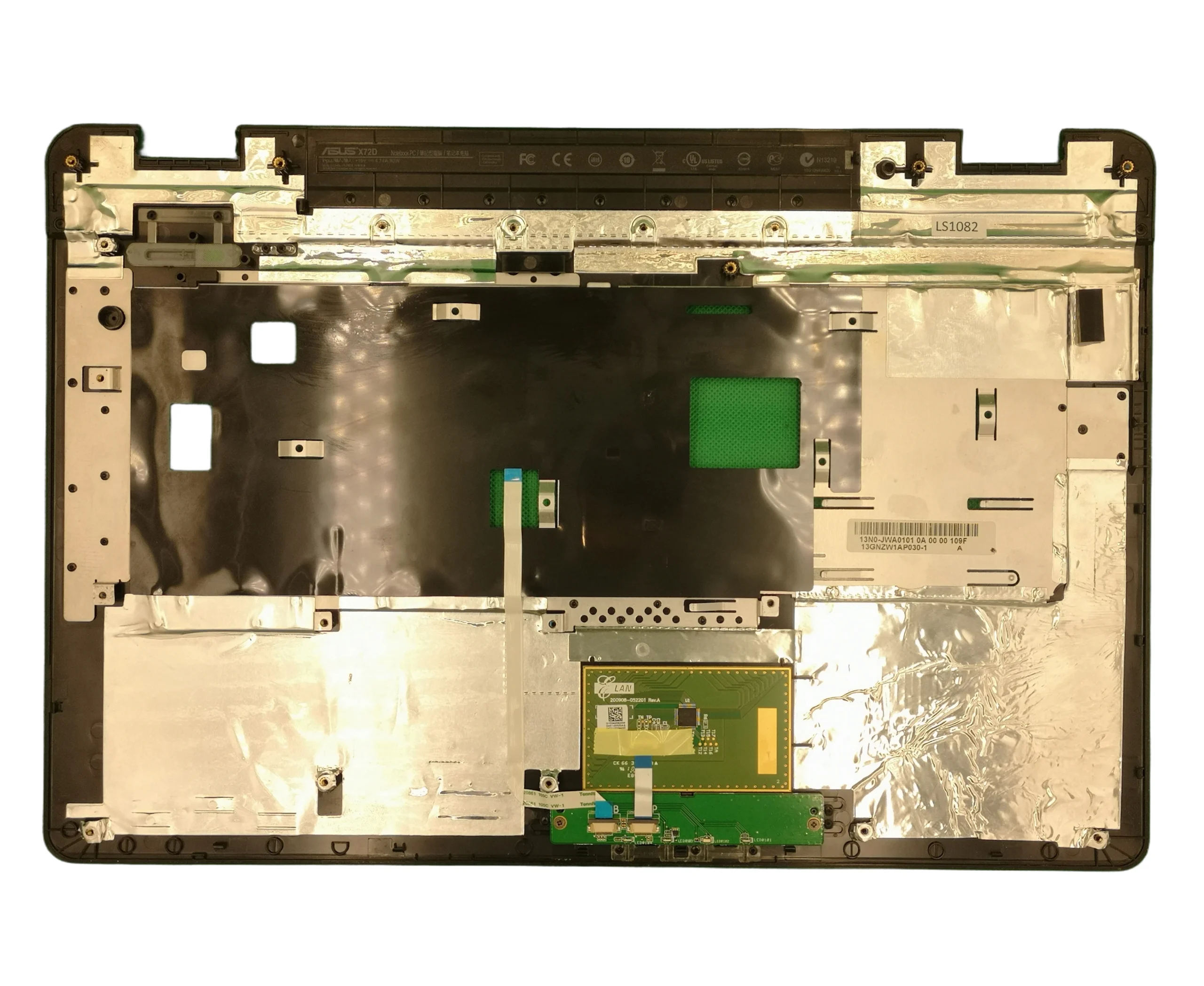 Asus X72D Palmrest + Touchpad X72DR K72DR SWAP - imagine 2