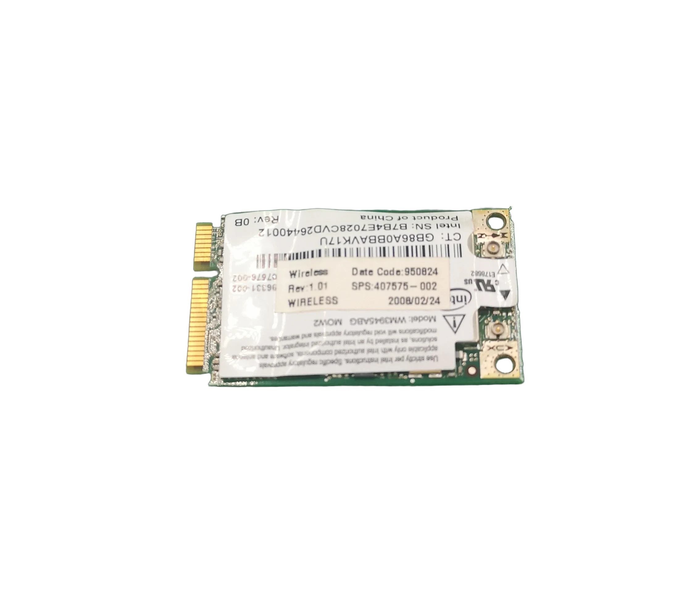 HP Compaq 6820s Card WLAN WiFi 407575-002 SWAP - imagine 2