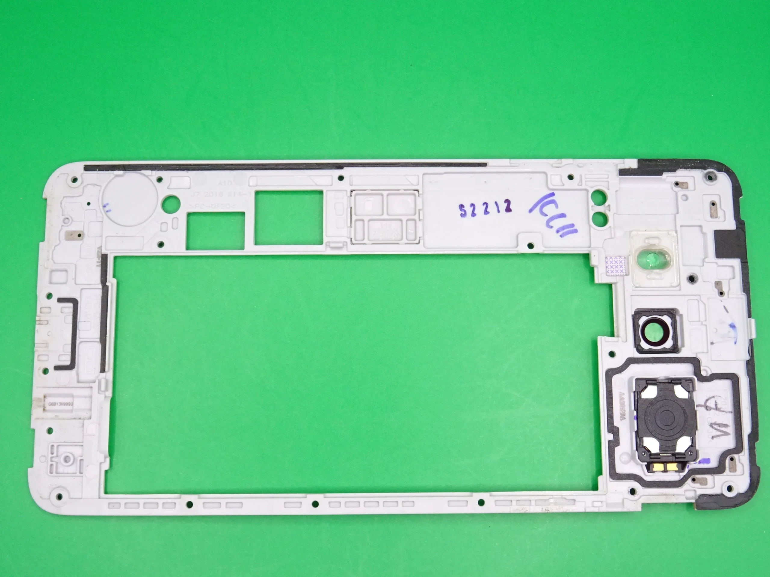 Samsung Galaxy J7 (2016) Protectie plastic completa + difuzor speaker + geam camera SWAP