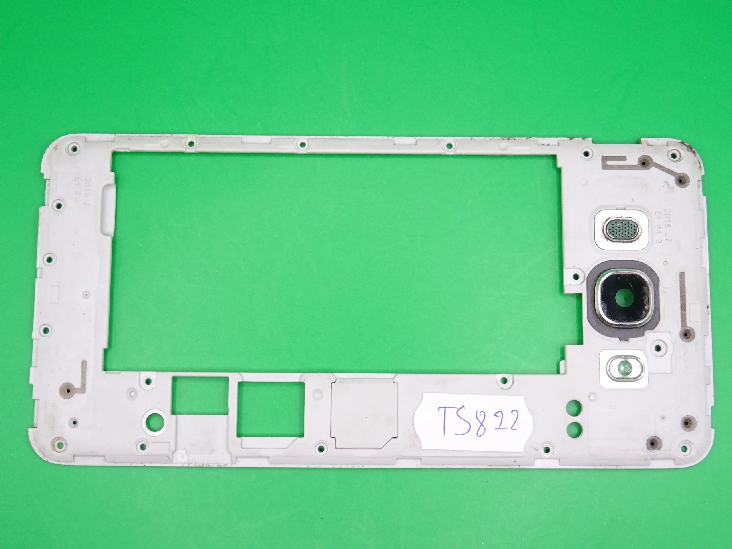 Samsung Galaxy J7 (2016) Protectie plastic completa + difuzor speaker + geam camera SWAP - imagine 2