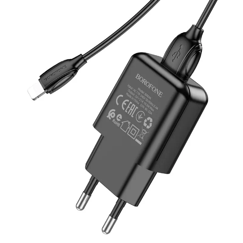 Incarcator Borofone 2.1 Ah set cu cablu Type-C - imagine 4