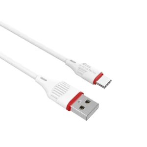 Cablu Borofone 1M Alb BX17 USB-A la Type-C