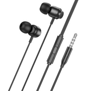 Casti Hoco 1.2 M Negru M122 (Mufa Jack)