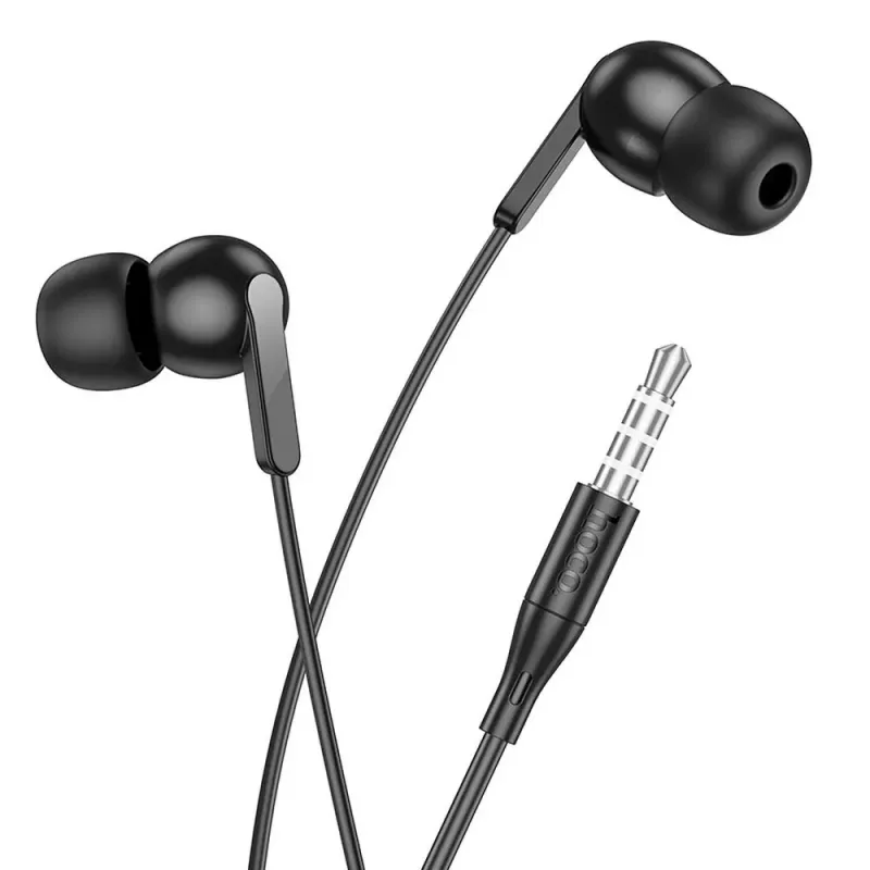 Casti Hoco 1.2 M Negru M124 (Mufa Jack) - imagine 3