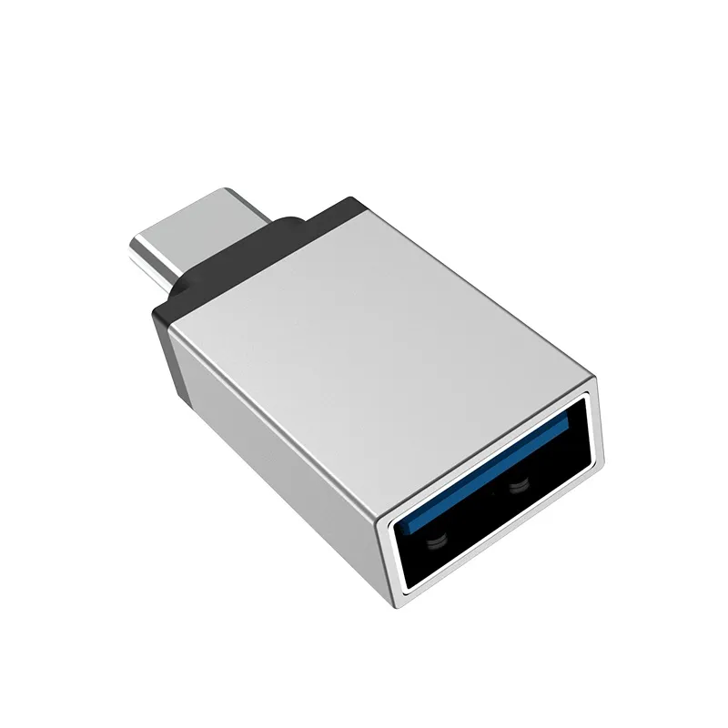 Adaptor Borofone Gri BV3 USB-C tata la USB-A mama - imagine 2
