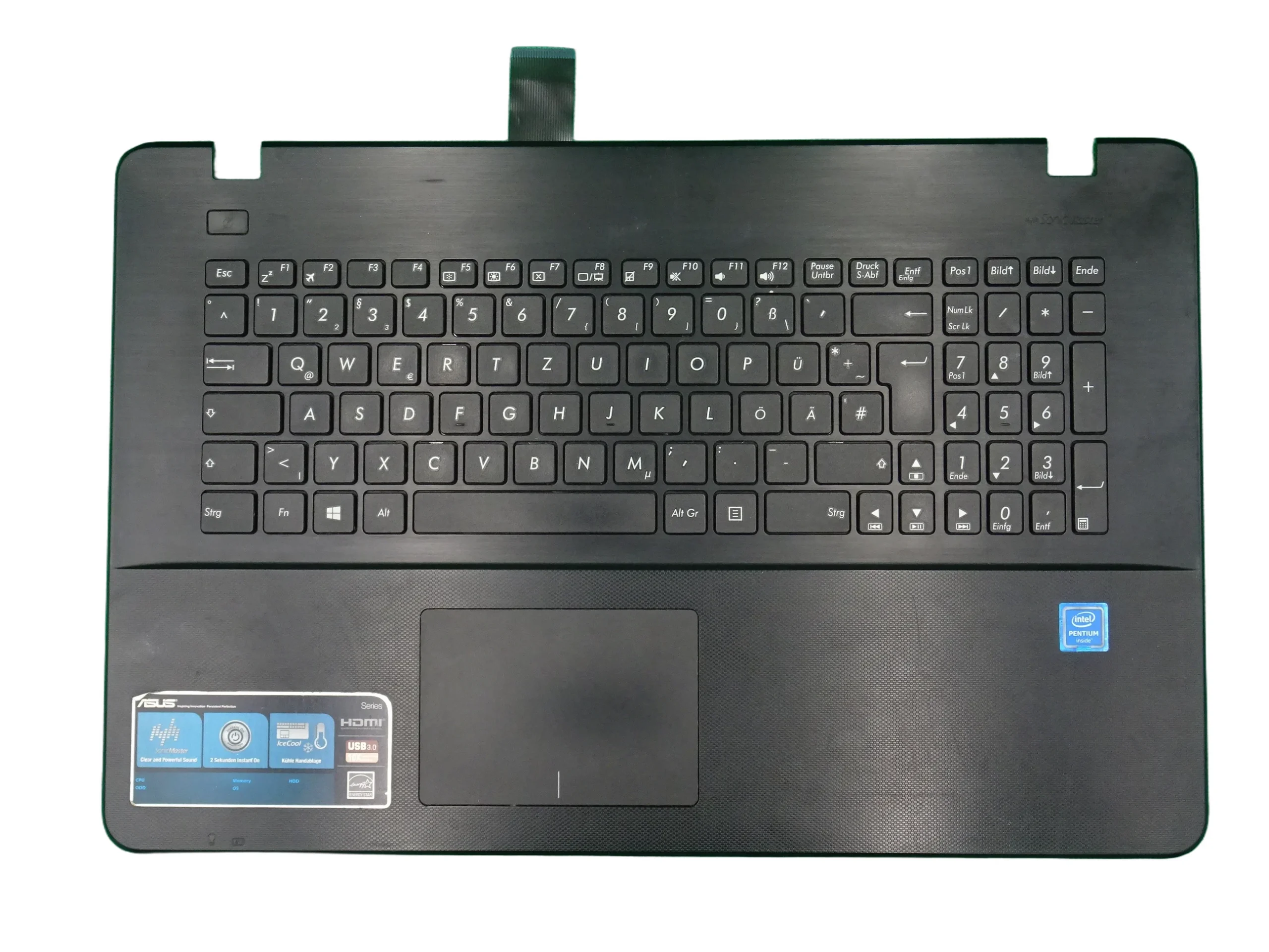 Asus X751L Palmrest + Tastatura + Touchpad SWAP