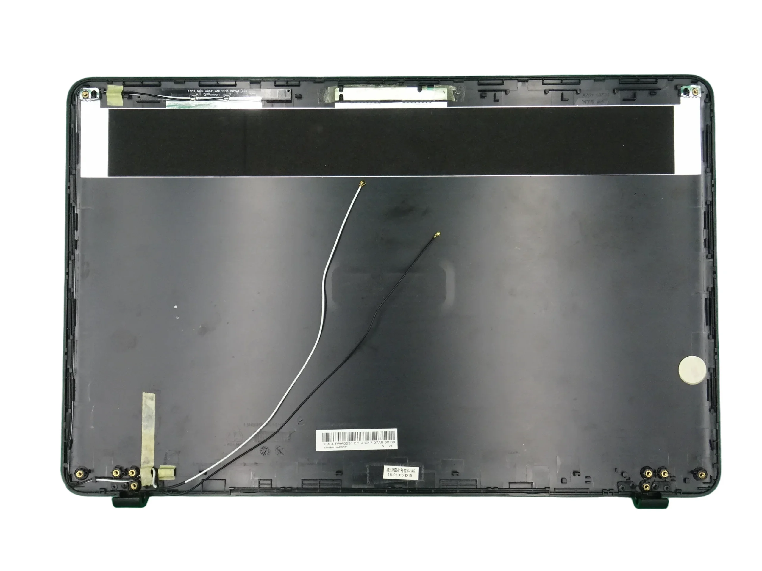 Asus X751L Capac Display LCD negru + Antene wifi X751L F751 X751Y F751N SWAP