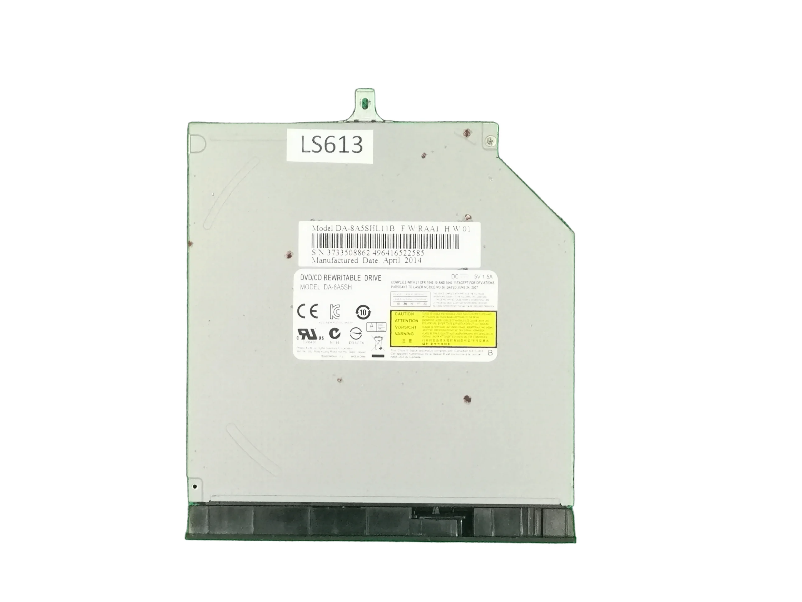 ASUS X552L DVD/CD Rewritable Drive DA-8A5SH SWAP