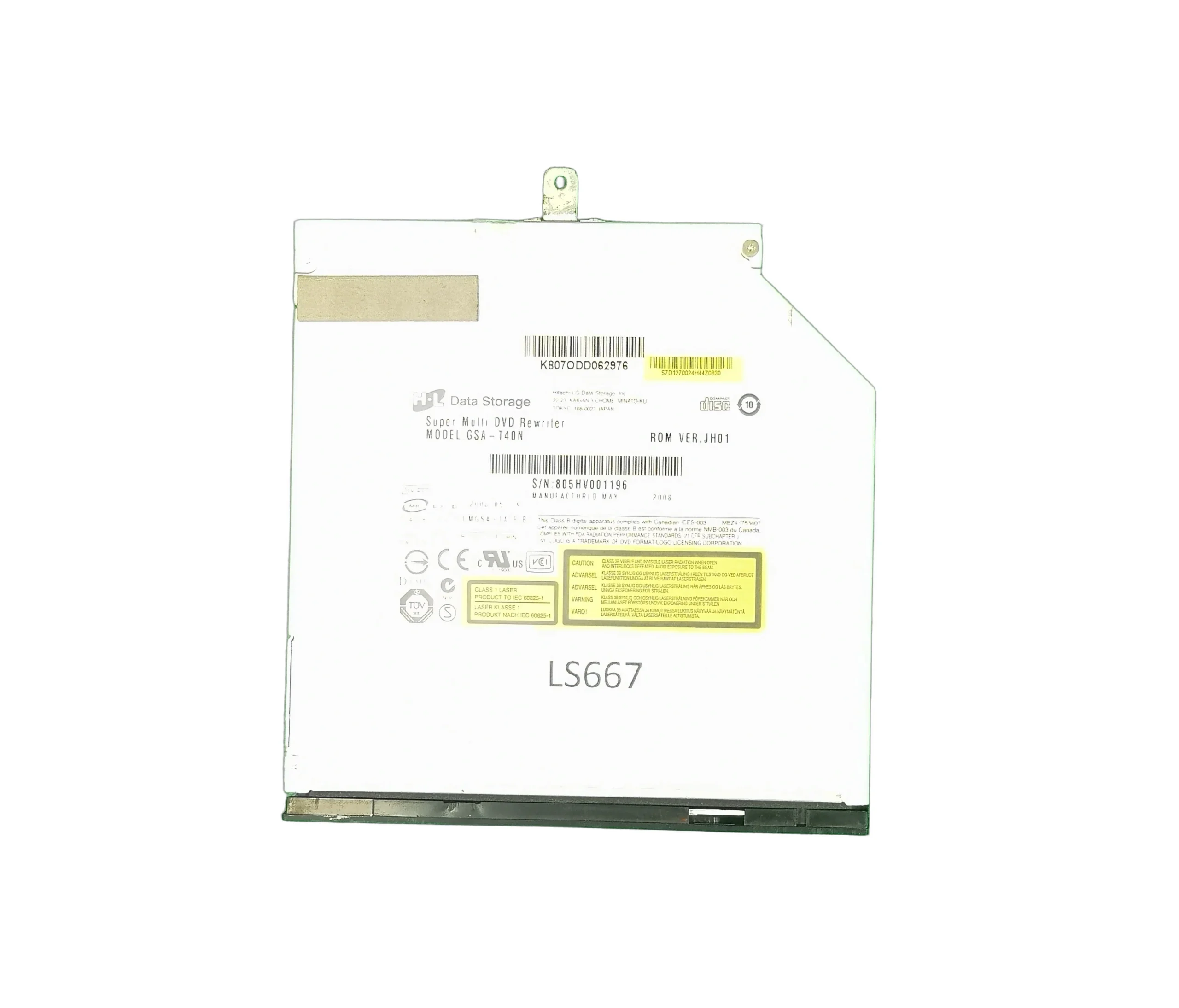 MSI VR610 DVD-RW unitate optica SWAP
