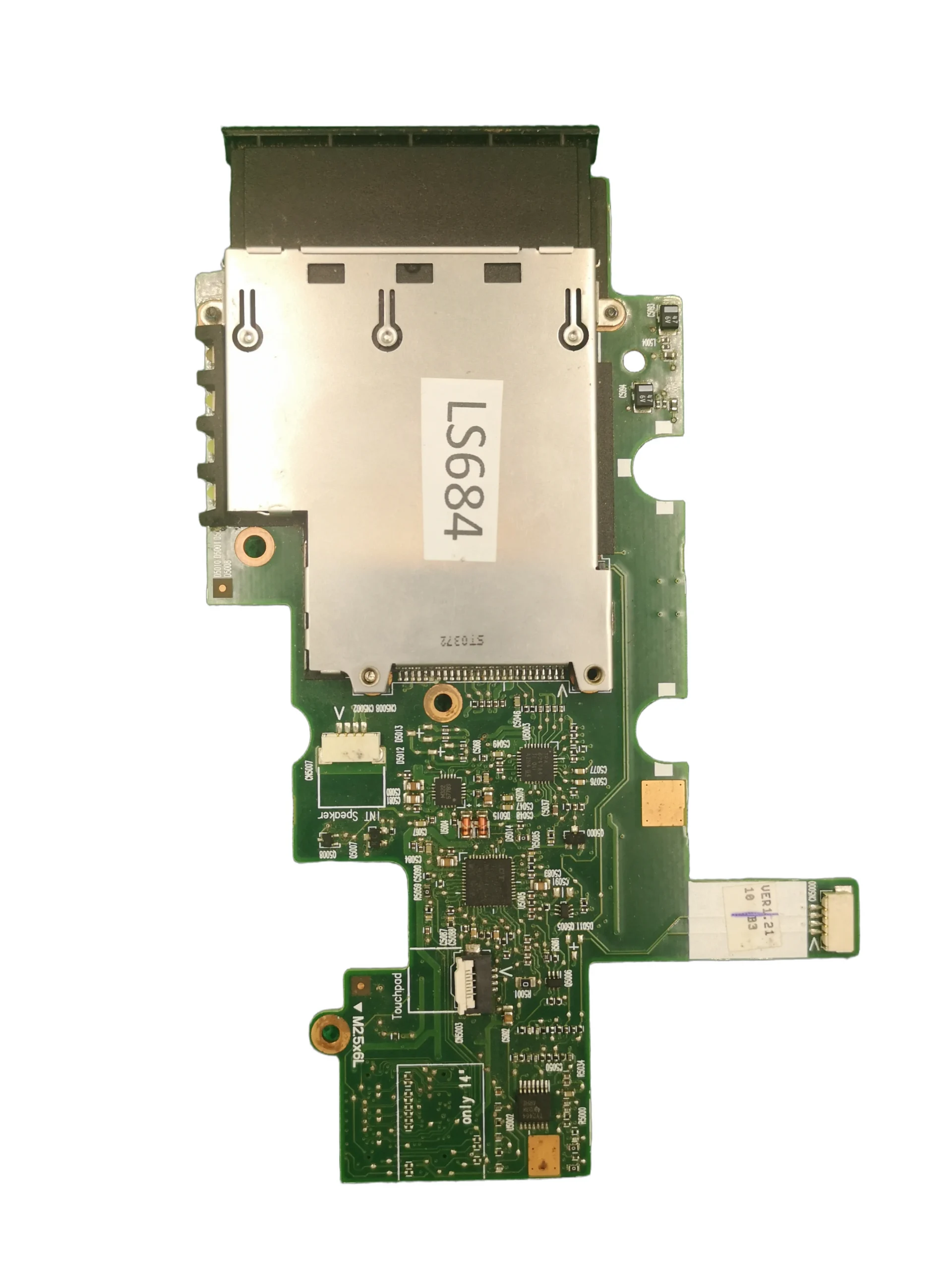 HP ProBook 6555b Placa Conector Jack Audio + Cititor Carduri 6450b 6550b SWAP