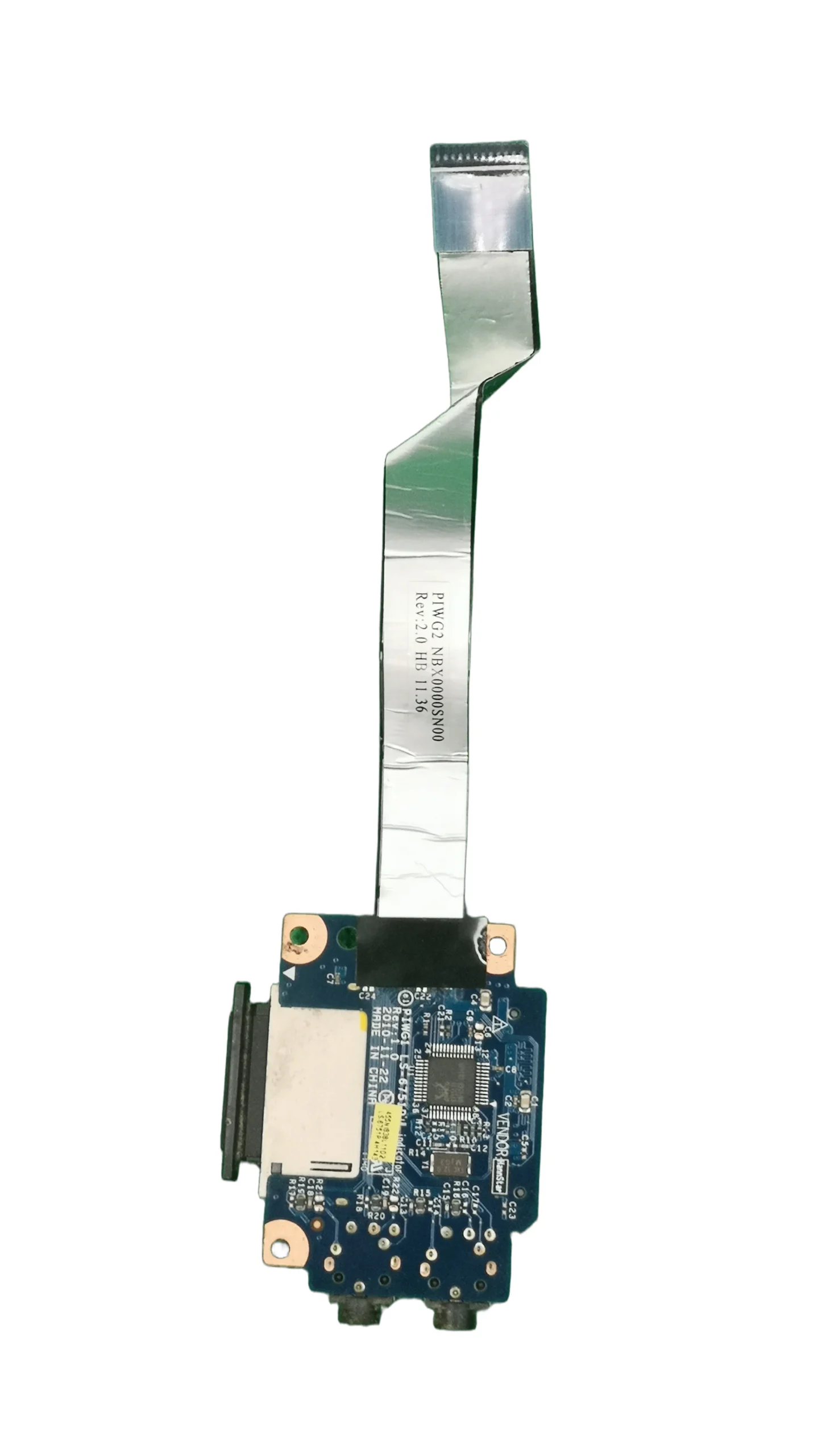 Lenovo G570 Placa Cititor Carduri + Porturi Audio LS-6751P SWAP