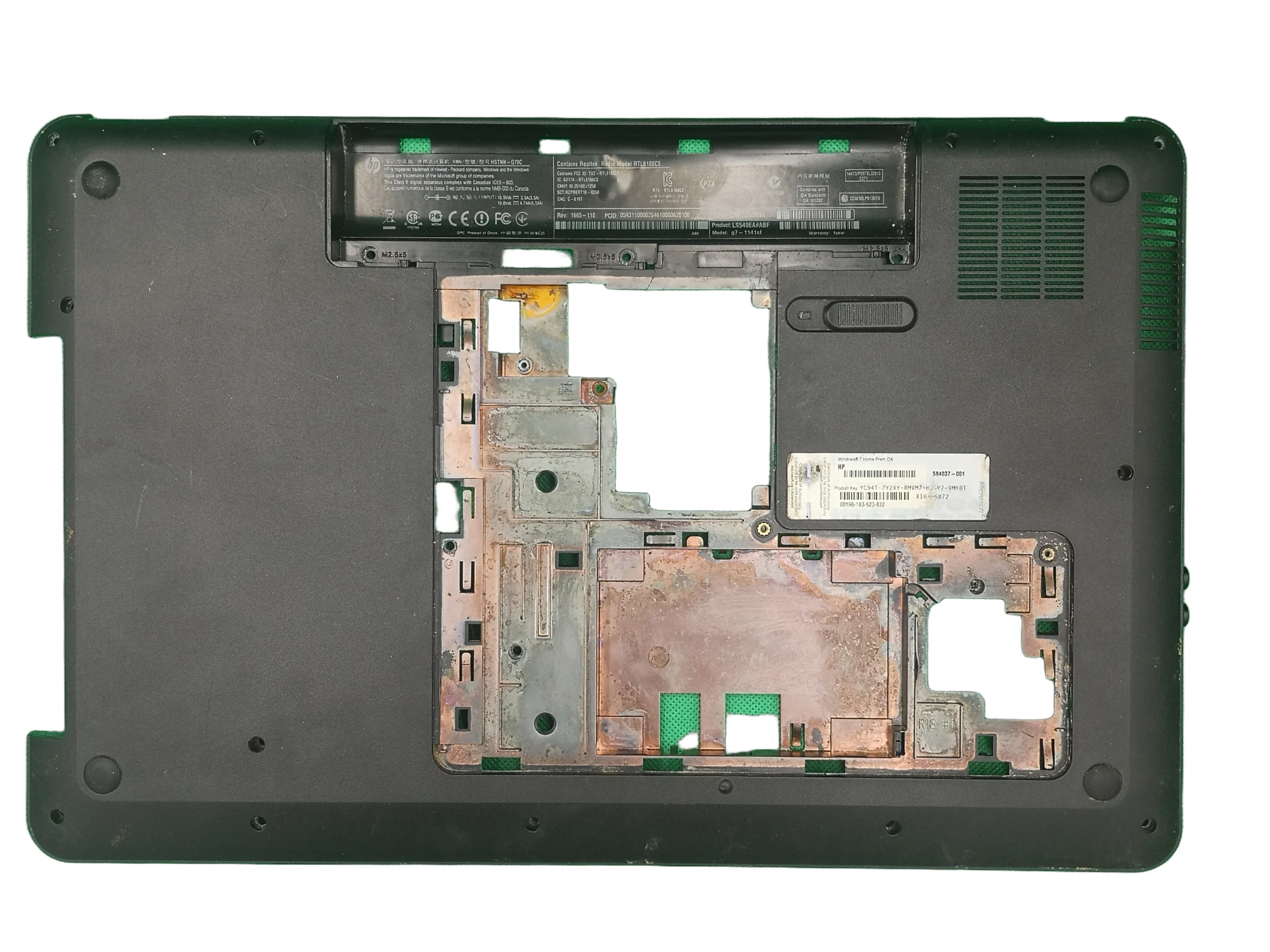 HP Pavilion G7-1141sf Carcasa Inferioara Baza SWAP