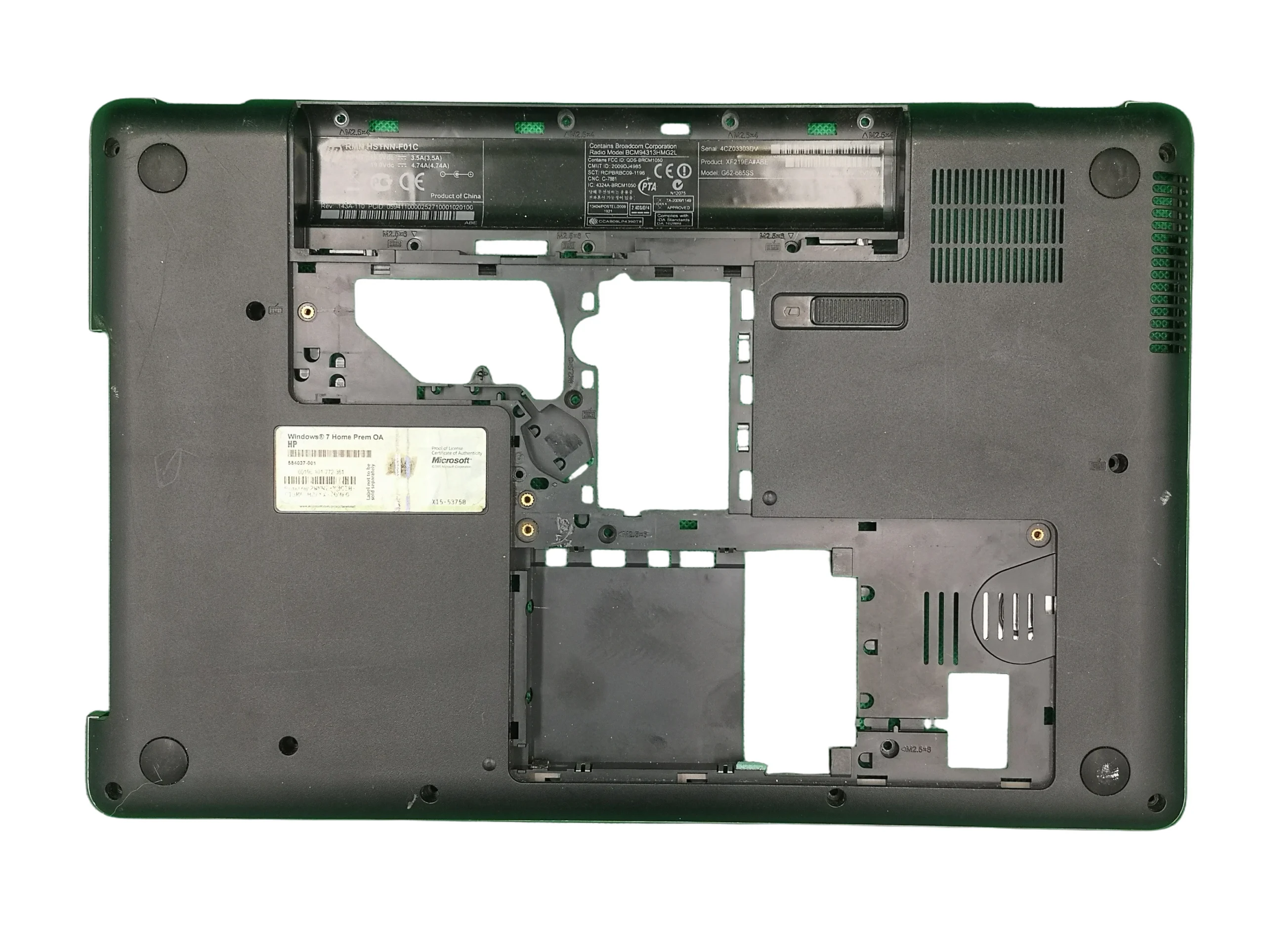 HP G62-b85SS Carcasa Inferioara Baza 610564-001 SWAP