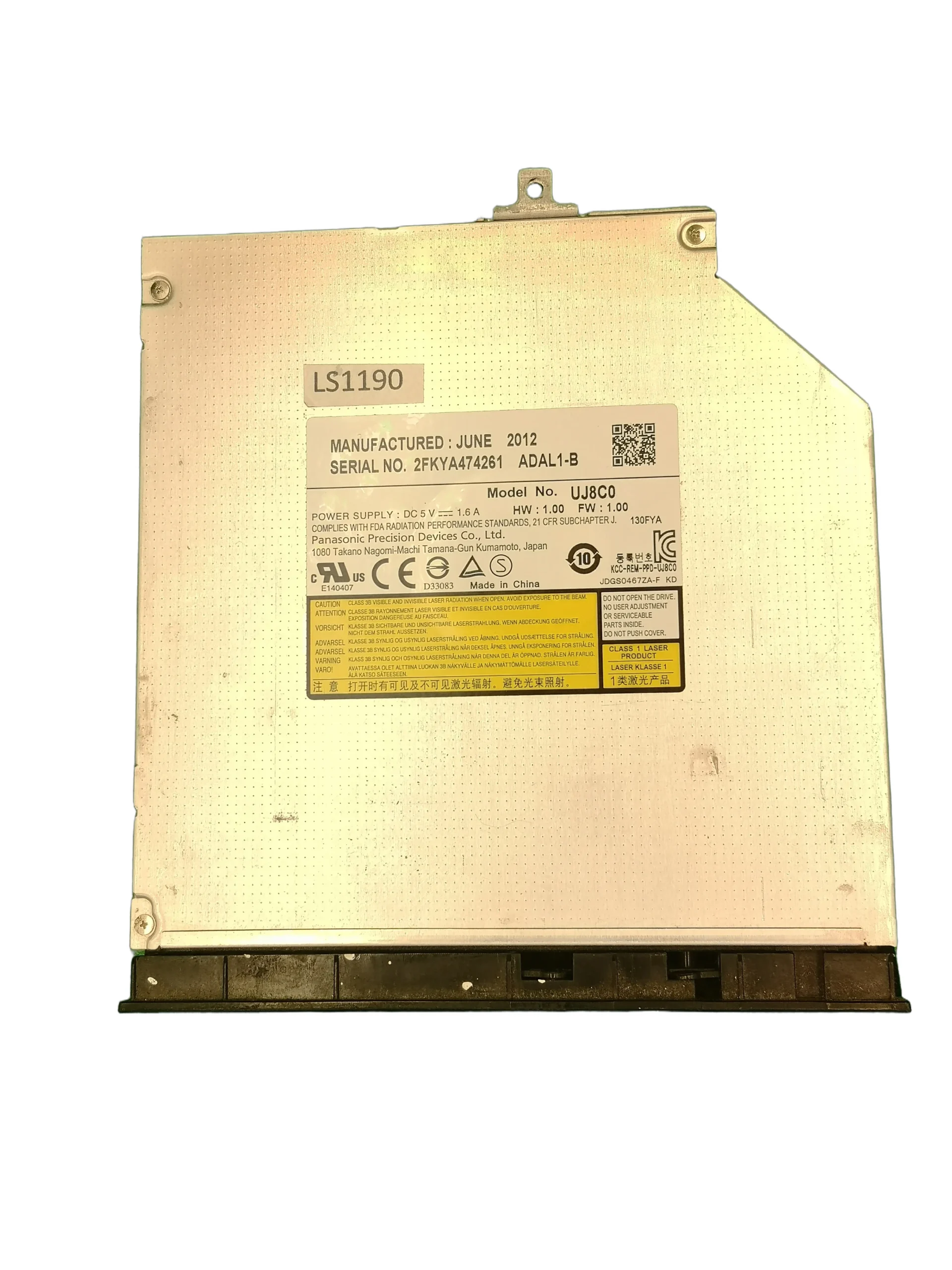 Asus X55A DVD-RW unitate optica UJ8C0 SWAP